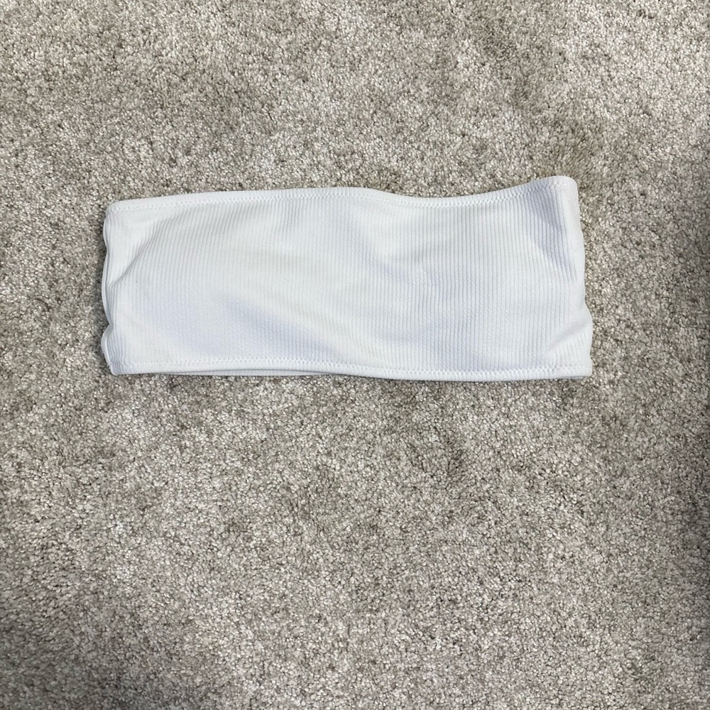White Kids Bandeau Top - Brand Unspecified